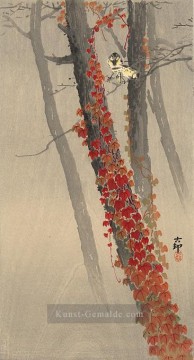 Große Titten auf einem Zweig Ohara Koson Japanisch Ölgemälde